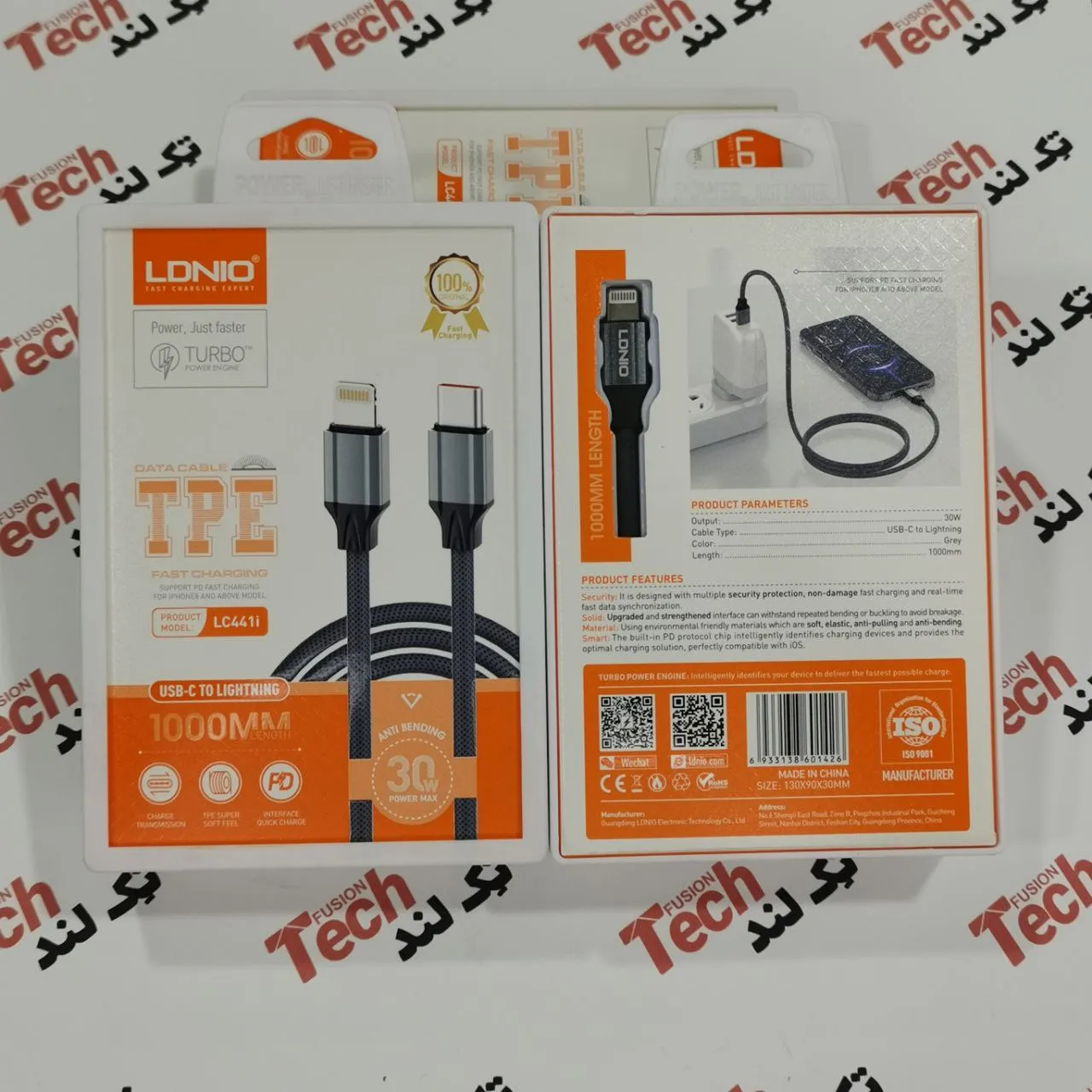 خرید و قیمت کابل تایپ سی به لایتنینگ برند الدینو  (LDINO) مدل LC441i