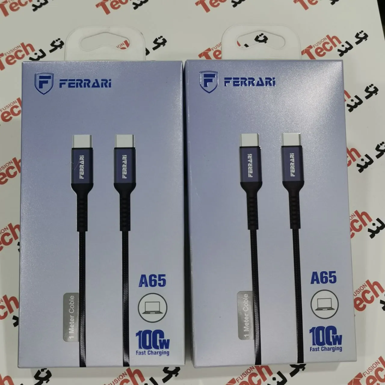 خرید و قیمت کابل دوسر تایپ‌سی فراری (FERRARI) مدل A65 توان خروجی 100 وات